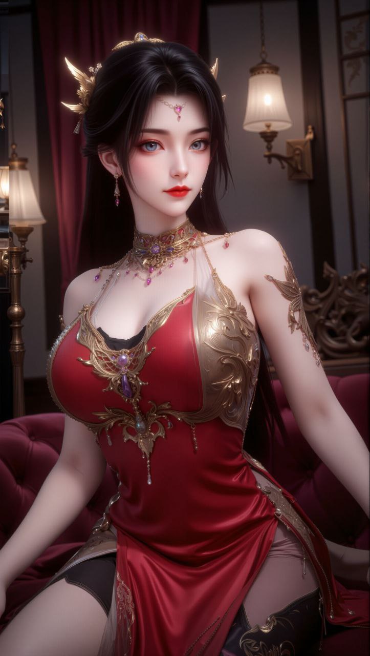 然而